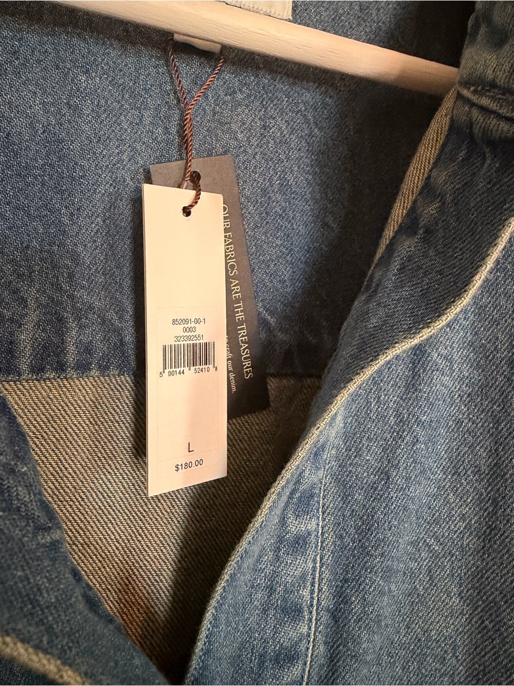 NWT Banana Republic Relaxed Denim Maxi Dress in Light Blue Size Large - Picture 7 of 8